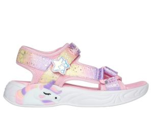 Παιδικά Πέδιλα Skechers για Κορίτσια Unicorn Dreams – ΡΟΖ